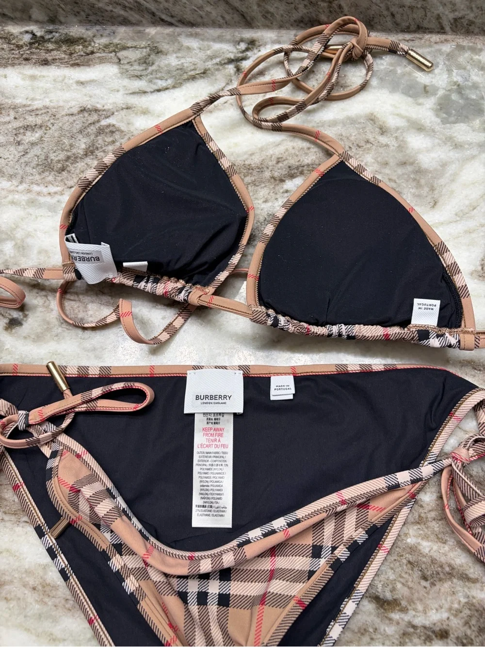Like NEW! Burberry Check Bikini